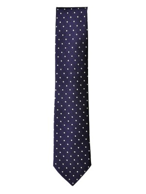 Purple Dot Silk Tie