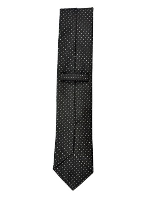Black Pin Dot Silk Tie