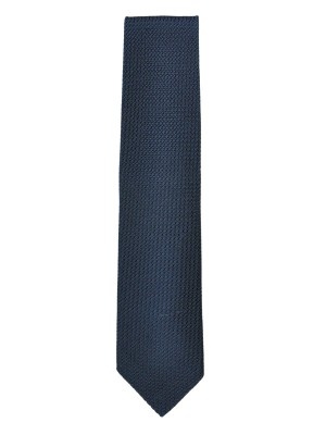 Blue Large Scale Grenadine Silk Tie