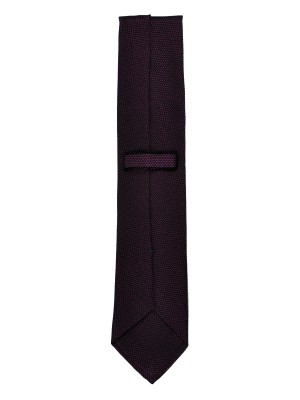 Dark Fuchsia Grenadine Silk Tie