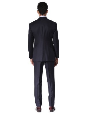 Navy Blue Signature Two-Button Bespoke Suit
