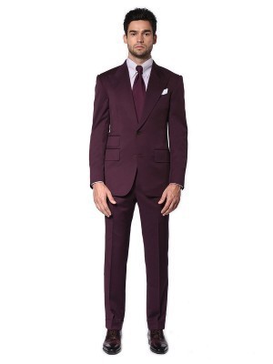 Bordeaux Twill Signature Bespoke Suit