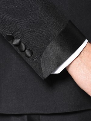 Black Tonik Mohair Signature Satin Bespoke Suit