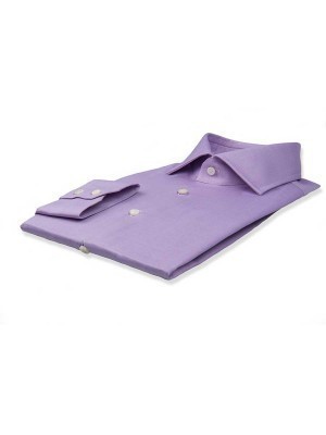 Lavender Zig Zag Spread Collar Shirt