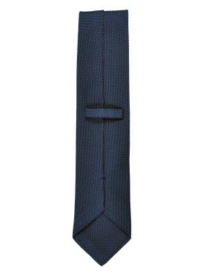Blue Large Scale Grenadine Silk Tie (3 3/4")