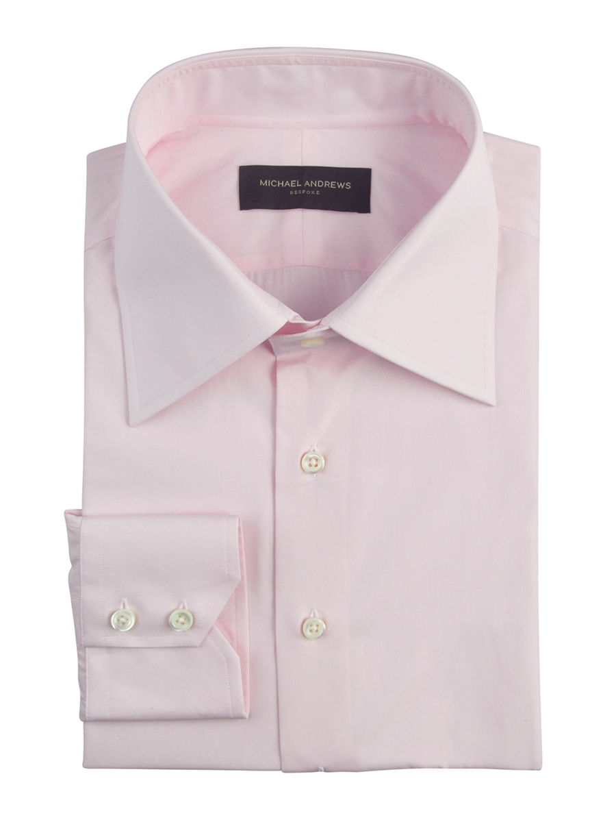 Light Pink Poplin Italian Collar Shirt