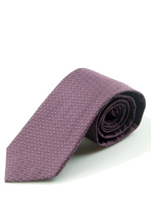Rose Tonal 3d Dot Silk Tie