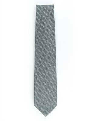 Grey Tonal 3d Dot Silk Tie