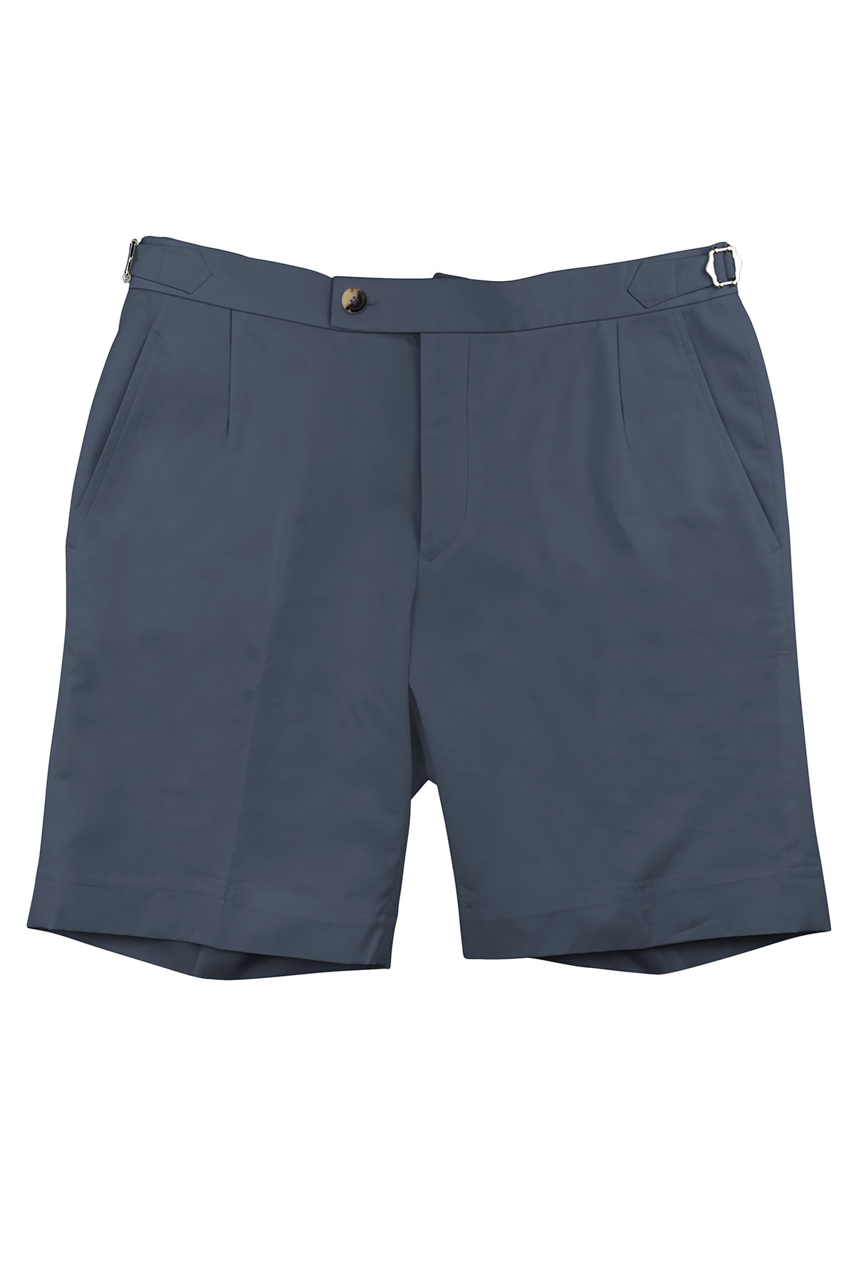 Marine Blue Cotton Shorts