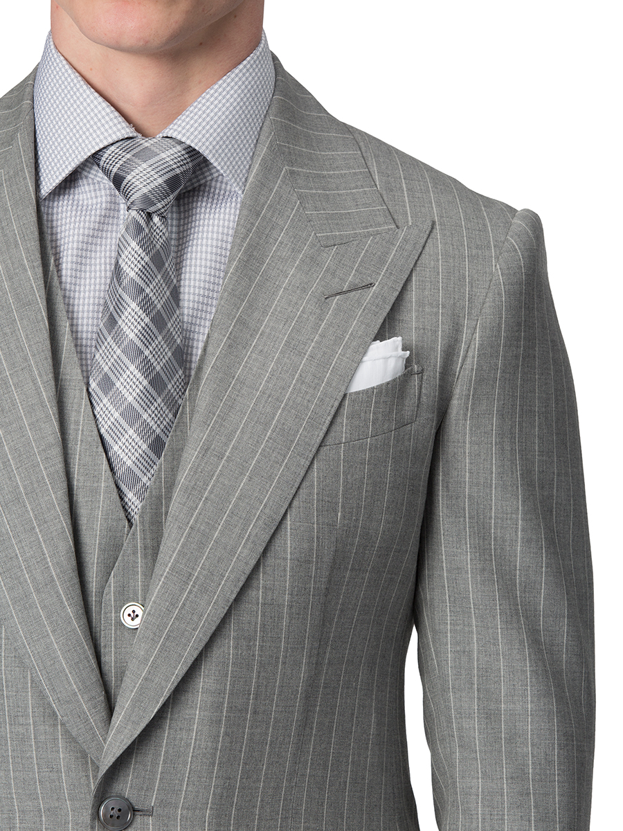 Light Grey Pinstripe Bespoke Suit | ubicaciondepersonas.cdmx.gob.mx