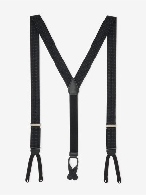 Formal Black Andora Suspenders
