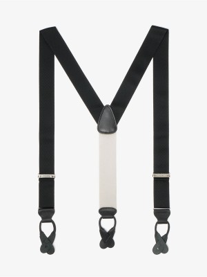 XL Hudson Black Suspenders