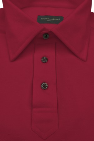 Maroon Red Pique Polo Shirt