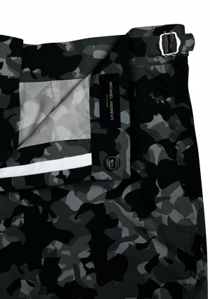 Grey Camouflage Swim Shorts