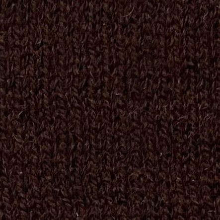 Dark Brown Merino Wool 3-Button Long-Sleeve Polo
