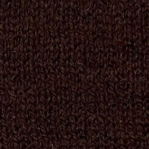 Dark Brown Merino Wool 3-Button Long-Sleeve Polo