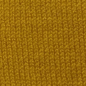 Gold Merino Wool 3-Button Long-Sleeve Polo