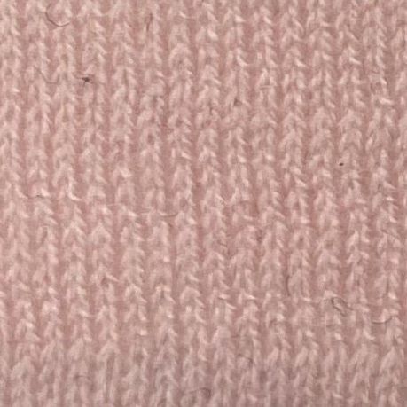 Pink Merino Wool 3-Button Long-Sleeve Polo