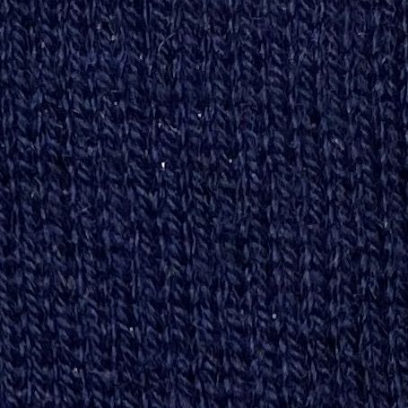Navy Silk Cashmere Long-Sleeve 3-Button Polo