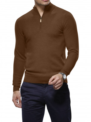 Syrup Merino Wool 1/4 Zip Mock Sweater