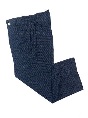 Dark Blue Diamond Pajama Pants