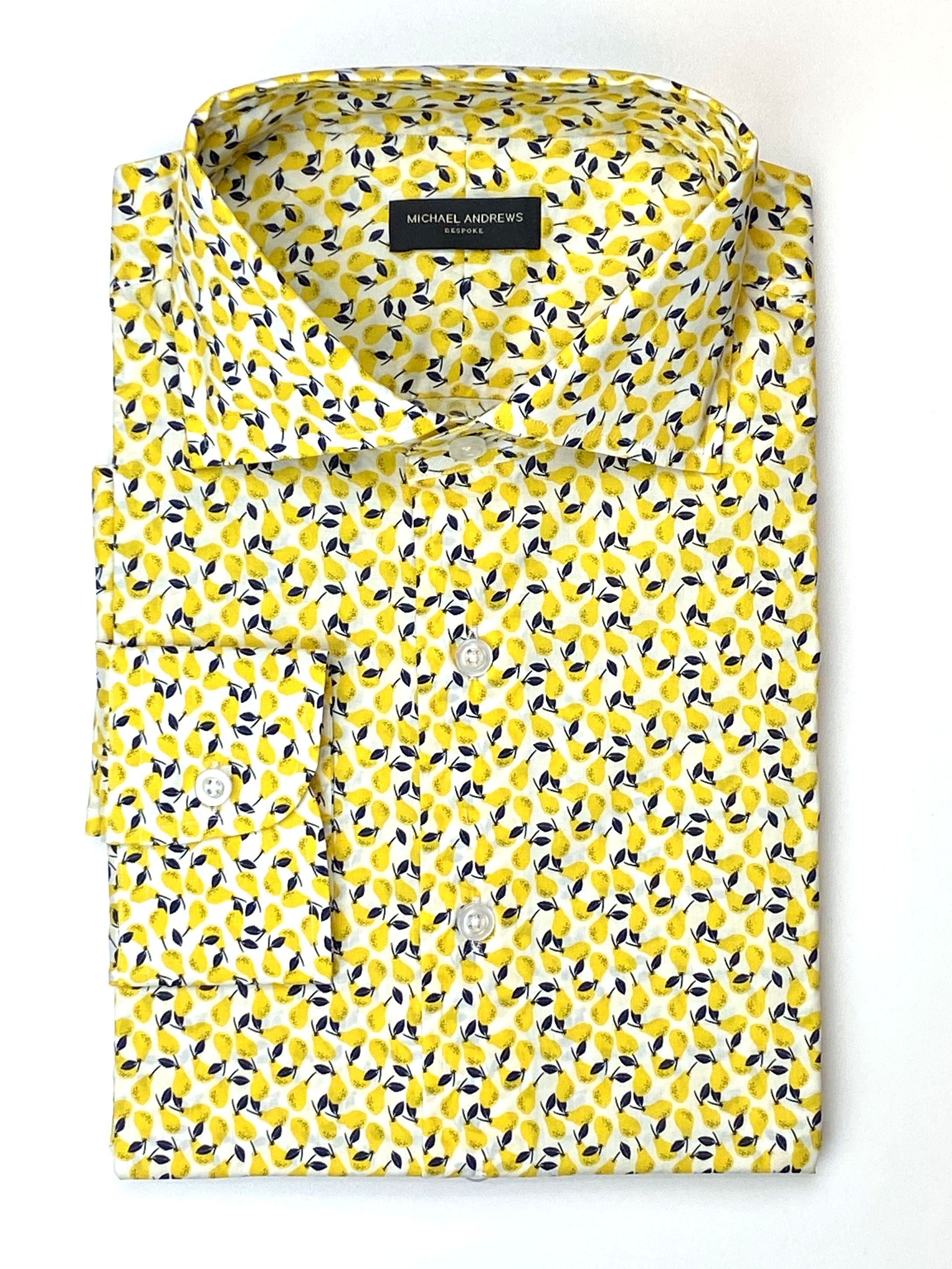 Yellow Lemons Floral Shirt