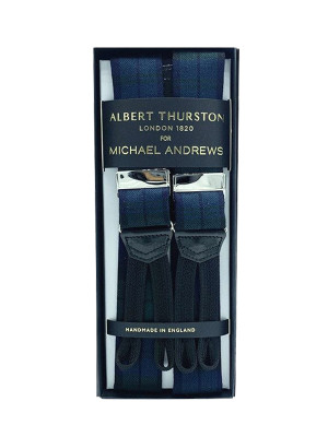 Blackwatch Wool Suspenders