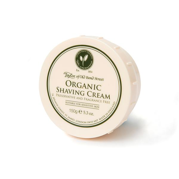 Organic Fragrance Free Shaving Cream