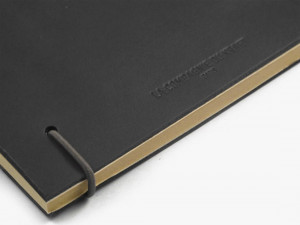 Robusto Black La Compagnie du Kraft Leather Notebook
