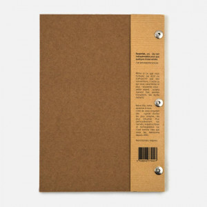 La Compagnie du Kraft Notebook Refill - White Unlined