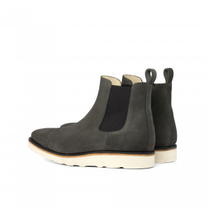 Grey Lux Suede Chelsea Boot Classic