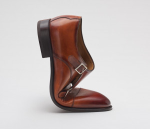 Palermo Monkstrap in Brown Deco Marble