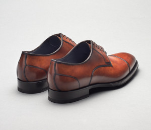 Monza Oxford in Burnished Marmo Brown