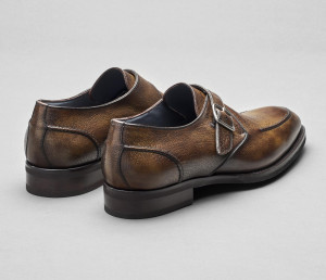 The Verona Zenzero Monk Strap Shoes - 8