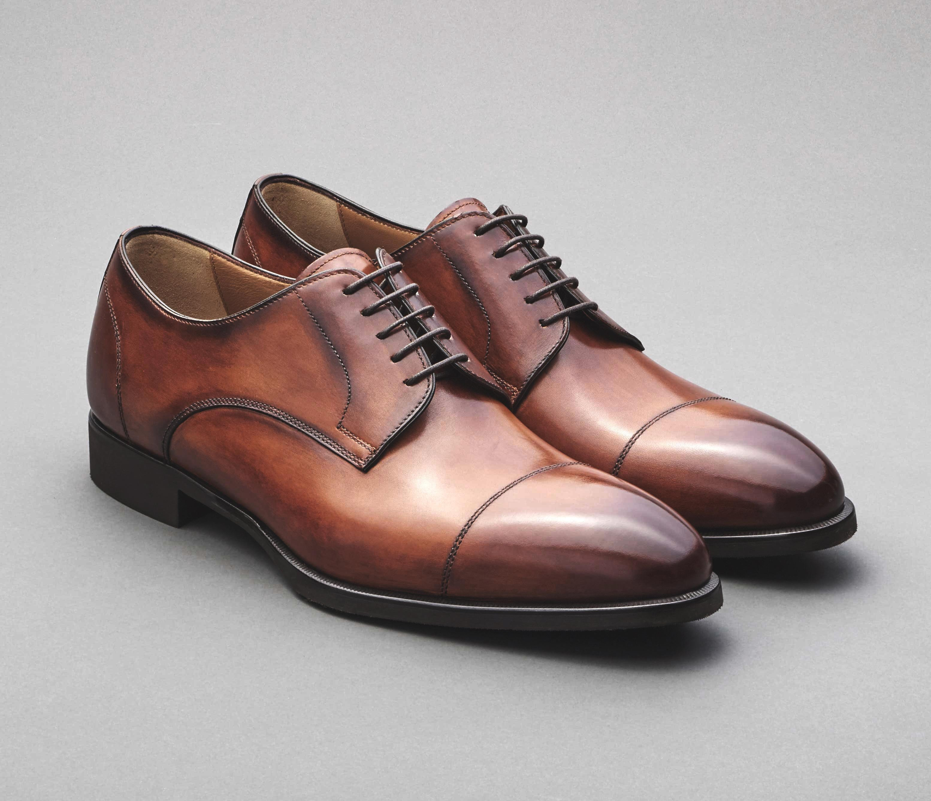 Milano Oxford in Burnished Marmo Brown (wide)