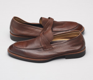 Corsica Leather Loafer in Cacao