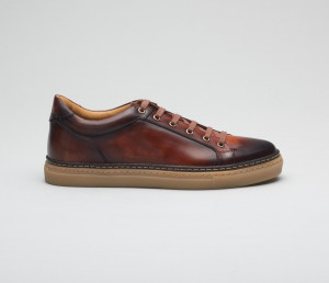 Binetto Sneakers in Melograno (Burnished Brown)