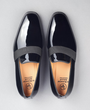 Catania Patent Leather Slipper in Nero (Black)