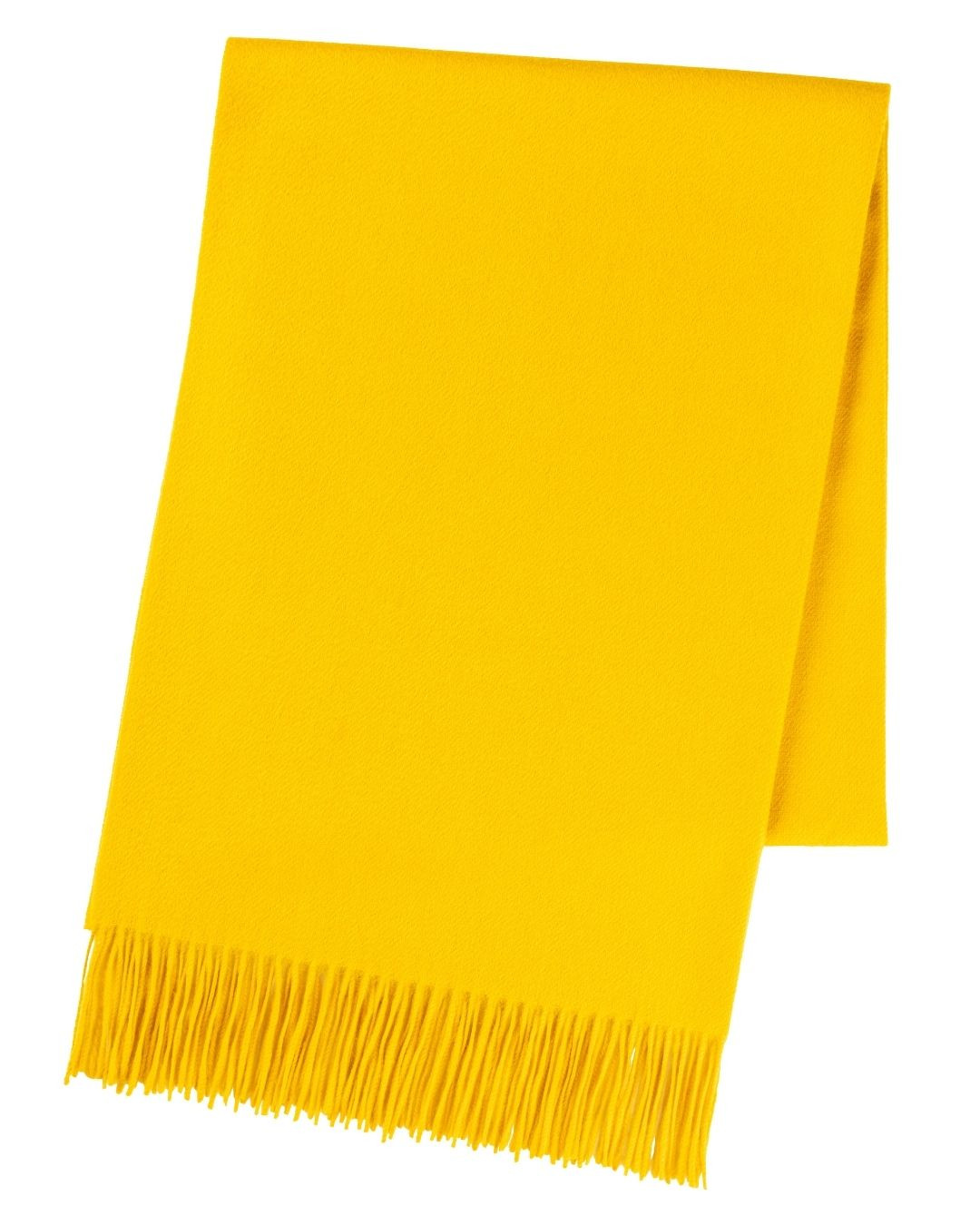 Yellow Classic Cashmere Stole