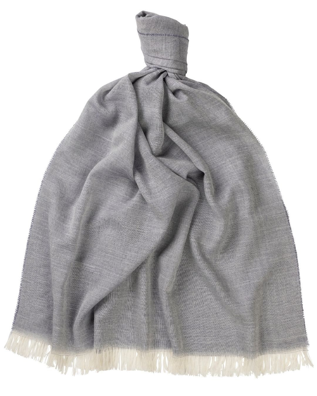 Blue The Whitby Cashmere Lightweight Stole