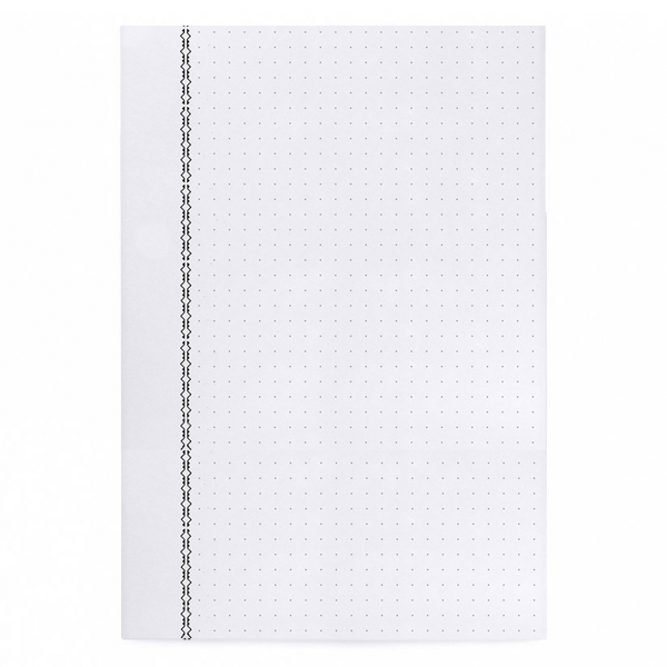 La Compagnie du Kraft Notebook Refill - White Kraft w/ Dots