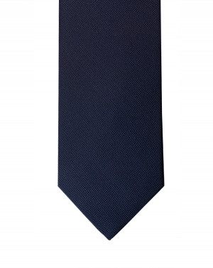 Royal Blue Peau De Soie Silk Necktie