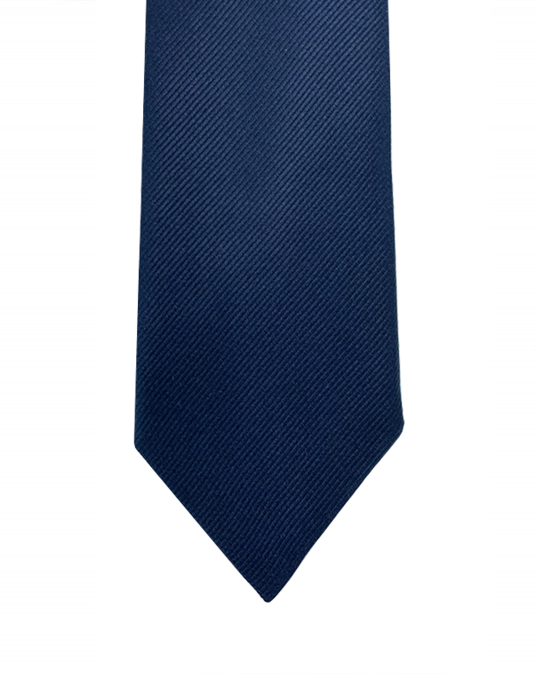 Dark Navy Imperial Twill Silk Necktie