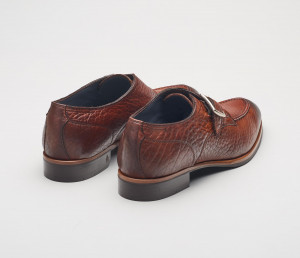 The Parma Tabacco Monk Strap Shoes - 14