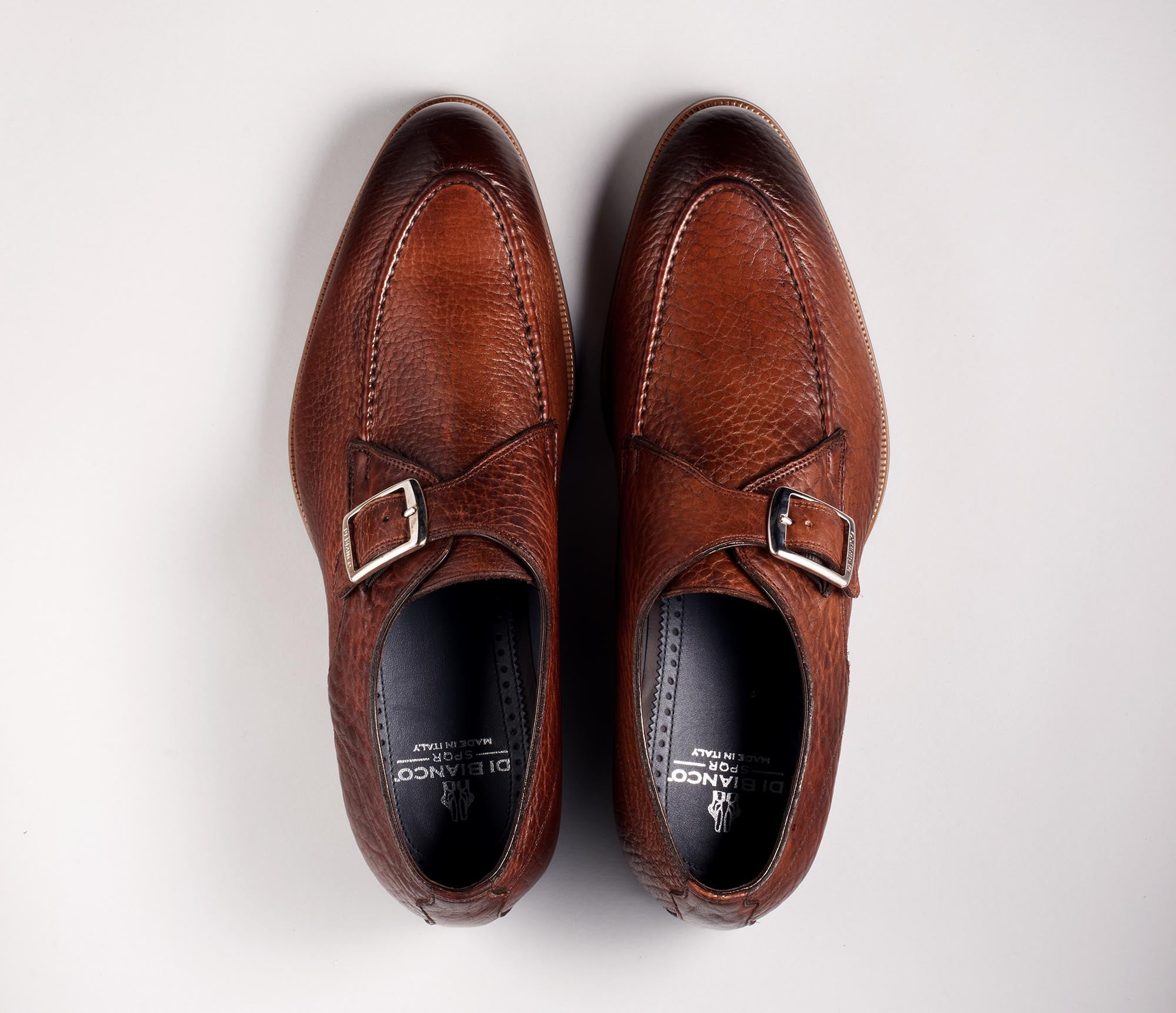The Parma Tabacco Monk Strap Shoes - 11