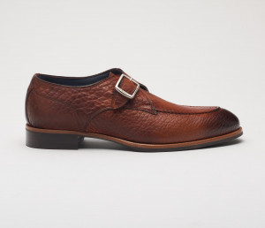 The Parma Tabacco Monk Strap Shoes - 9.5