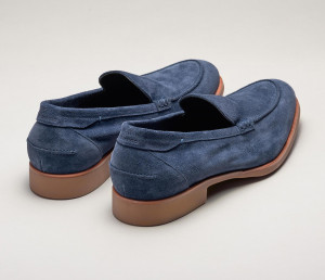 The Etna Blue Men's Suede Loafer - 7.5
