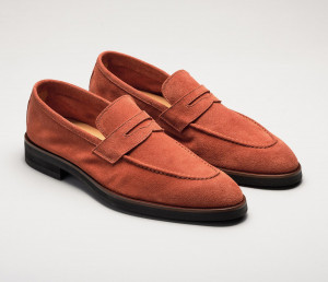 Amato Brandy Suede Loafer