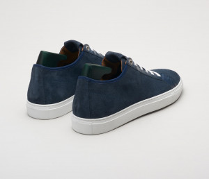 Julius Suede Sneaker in Navy Blue