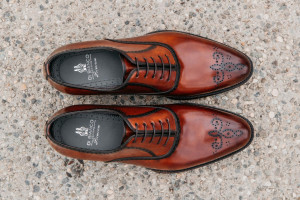 Ancona Oxford in Burnished Marmo Brown